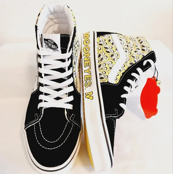 Vans Sk8 Hi Mooneyes White Yellow